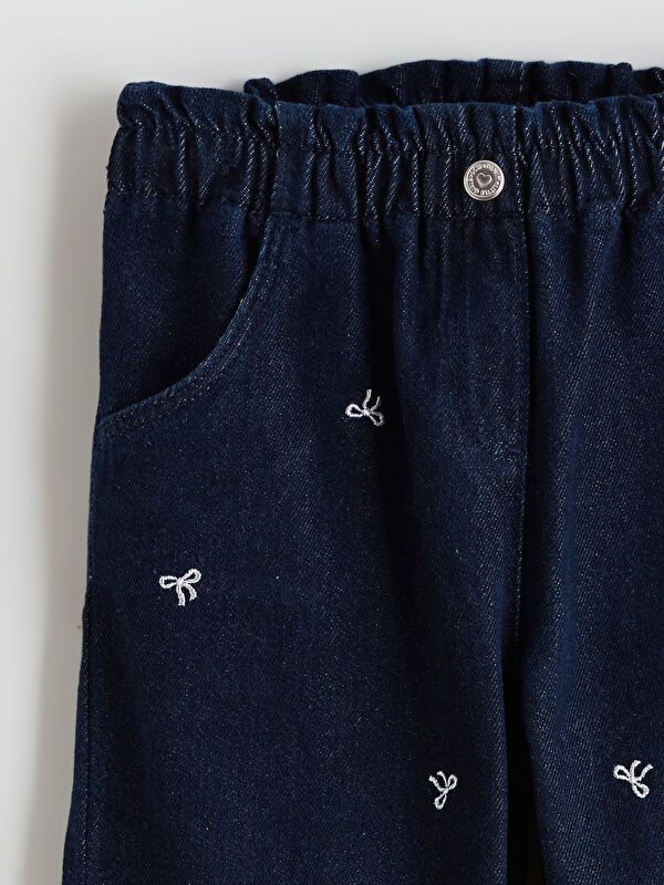 Moudda LC Waikiki - Pantalon en jean couleur Rodeo foncé pour filles - Tunisie 2