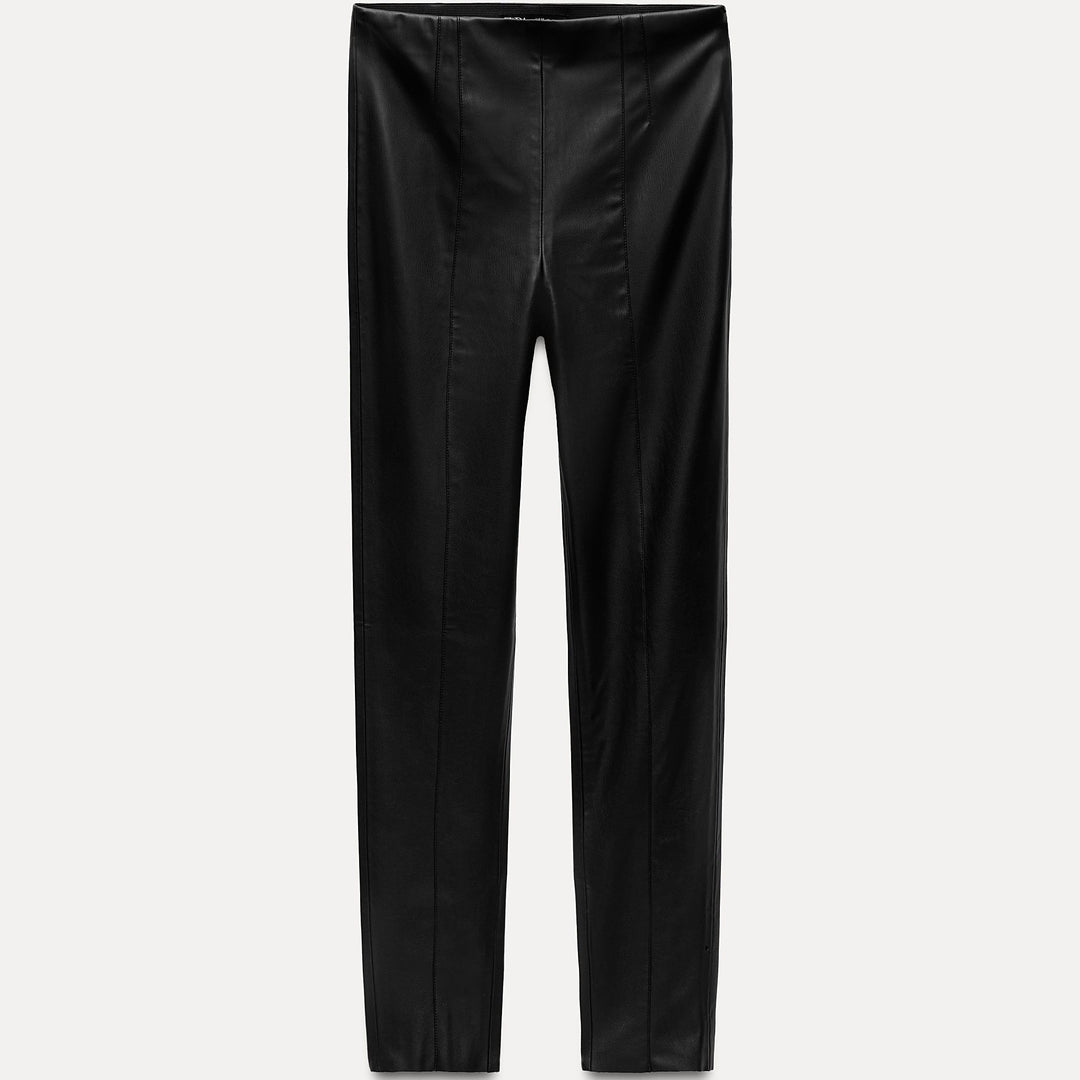 Moudda ZARA - Legging similicuir taille haute pinces - Tunisie 2