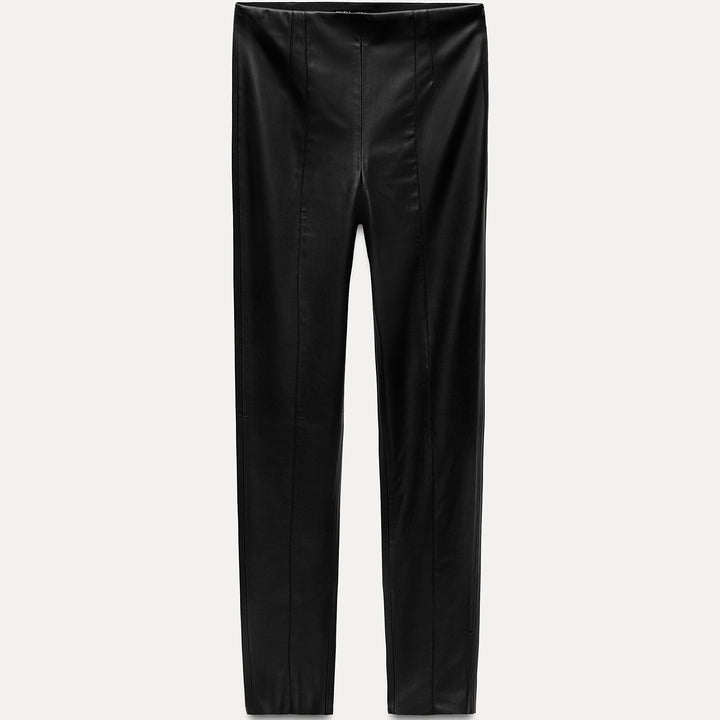Moudda ZARA - Legging similicuir taille haute pinces - Tunisie 2