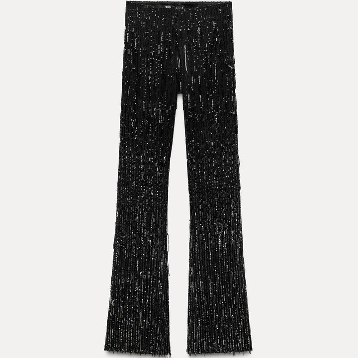 Moudda ZARA - Legging fantaisie pailleté franges tie & dye - Tunisie 1
