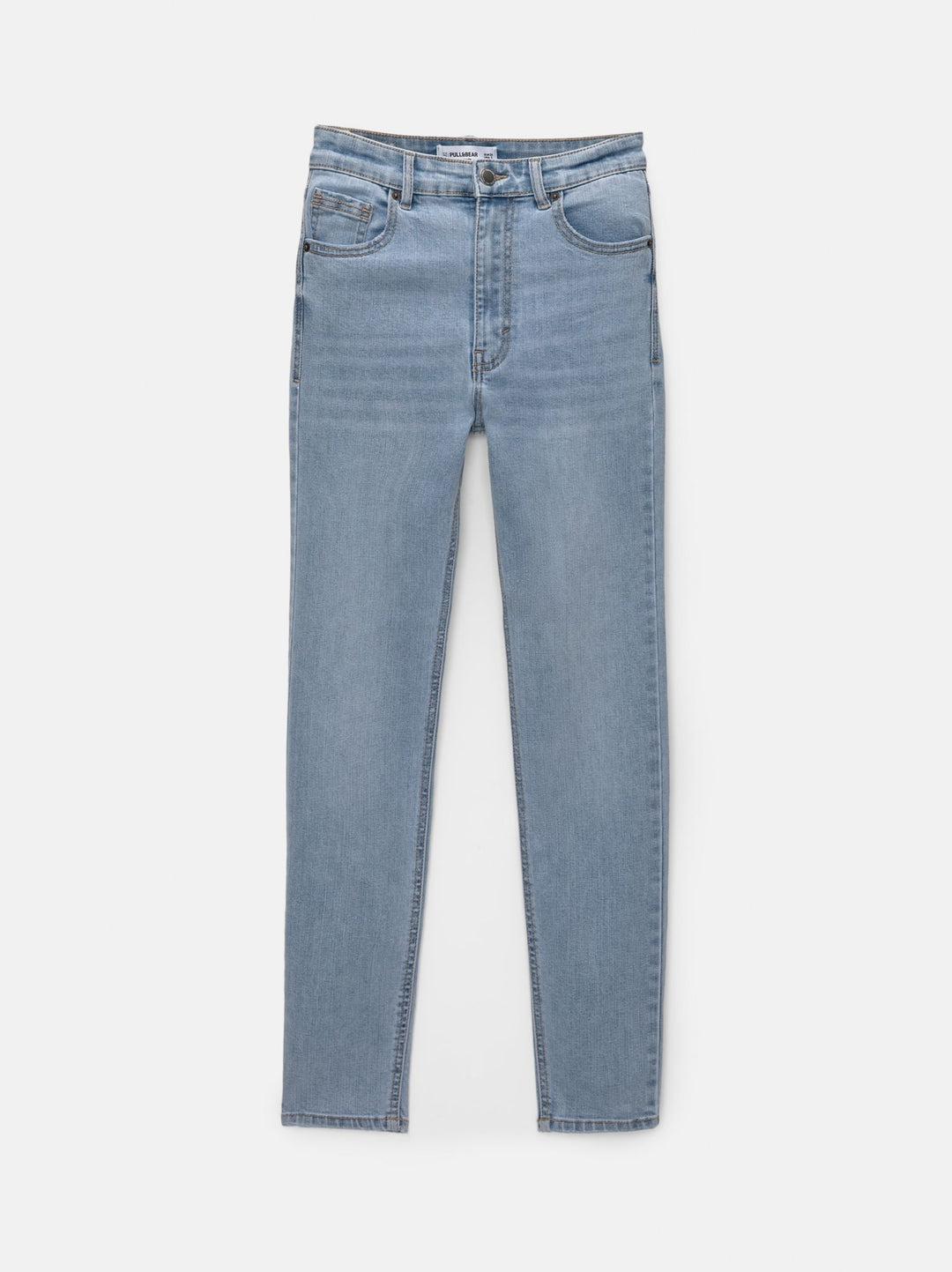 Moudda PULL & BEAR - Pantalon Skinny Taille Haute Blanc - Tunisie 1