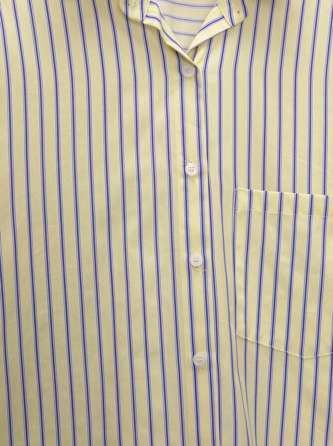 Moudda PULL & BEAR - Chemise Pacific Rayures Jaunes - Tunisie 4