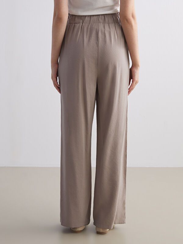 Moudda LC Waikiki - Pantalon tissé moyen Femme Gris fumé - Tunisie 4