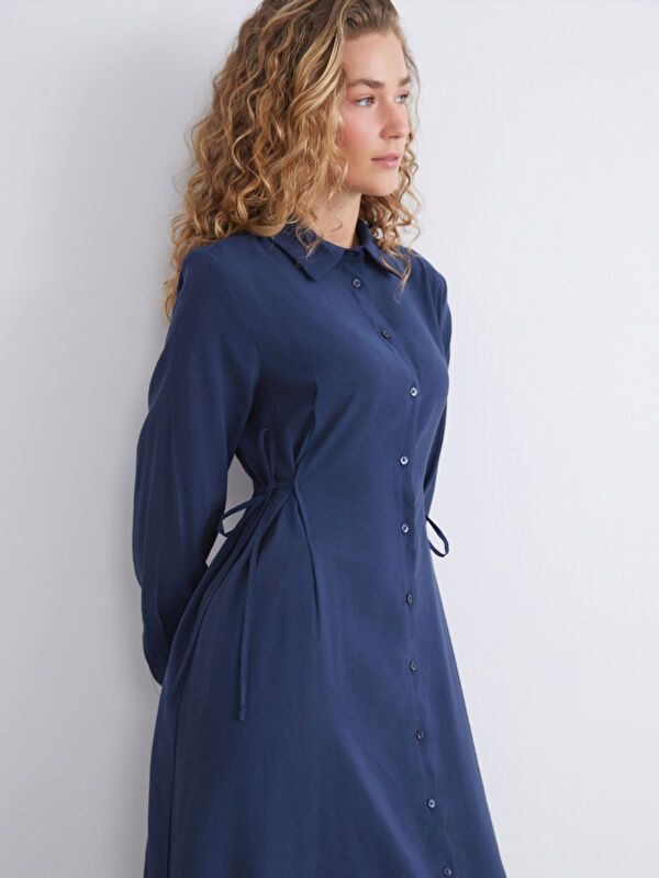 Moudda LC Waikiki - Robe tissée manches longues Femme Marine - Tunisie 1