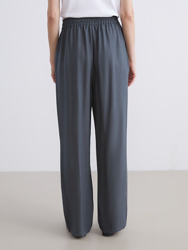 Moudda LC Waikiki - Pantalon tissé fin Femme Gris foncé - Tunisie 4