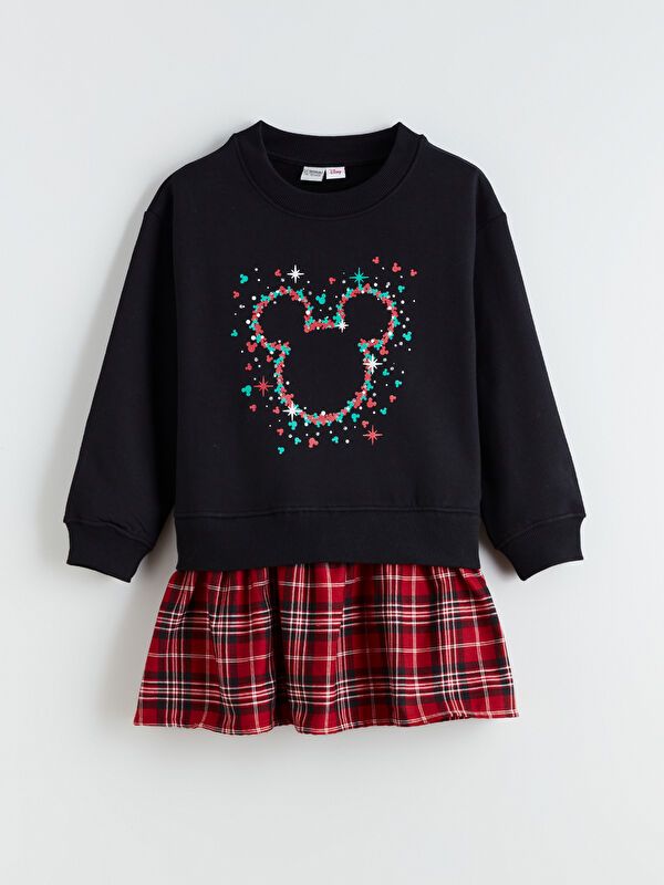 Moudda LC Waikiki - Robe manches longues en jersey couleur Noir pour filles - Tunisie 1