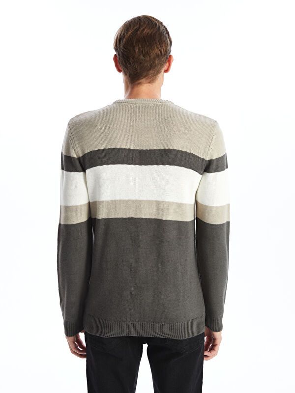 Moudda LC Waikiki - Pull tricot à rayures pour Hommes - Tunisie 4