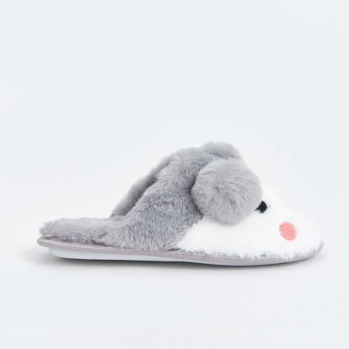 Moudda LC Waikiki - Pantoufles maison Fille Gris - Tunisie 2