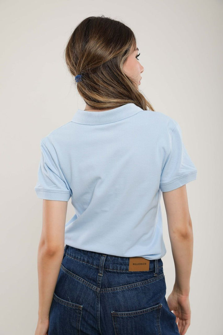Moudda Billiorich - Polo Femme Slim Fit en Piqué de Coton - Tunisie 3