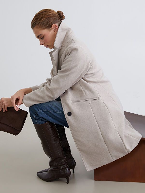 Moudda LC Waikiki - Manteau look laine pour Femme - Tunisie 1