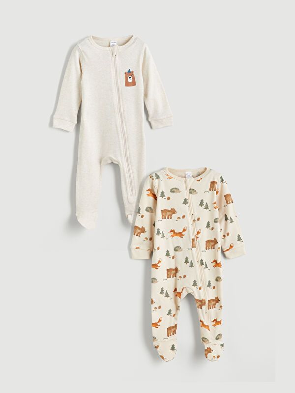 Moudda LC Waikiki - Salopette bébé en jersey à manches longues pour Garçons - Tunisie 1