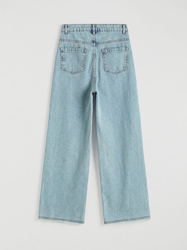 Moudda LC Waikiki - Pantalon en jean pour Fille couleur Bleu clair délavé à l'acide - Tunisie 2