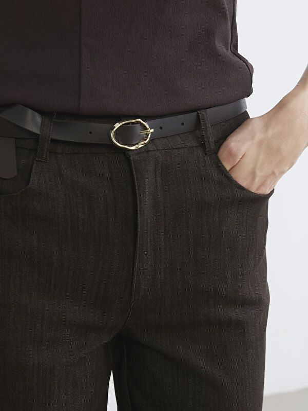 Moudda LC Waikiki - Pantalon épais en tissu pour Femme - Tunisie 3