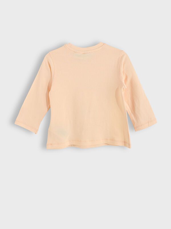 Moudda LC Waikiki - Pyjama en jersey manches longues moyen Fille Pêche - Tunisie 4