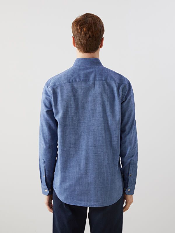 Moudda LC Waikiki - Chemise tissée à manches longues pour Hommes - Tunisie 4