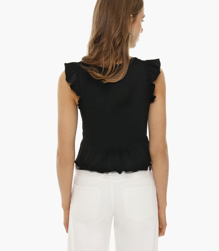 Moudda Lefties - T-Shirt - Élastique & Volant Fille D4 - Tunisie 4