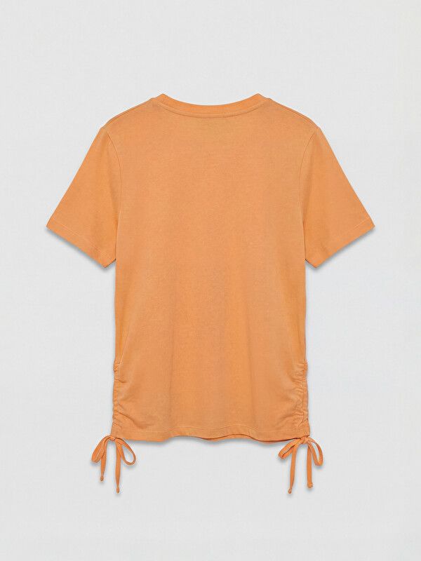 Moudda LC Waikiki - Body manches courtes en jersey pour Femme couleur Orange clair - Tunisie 2