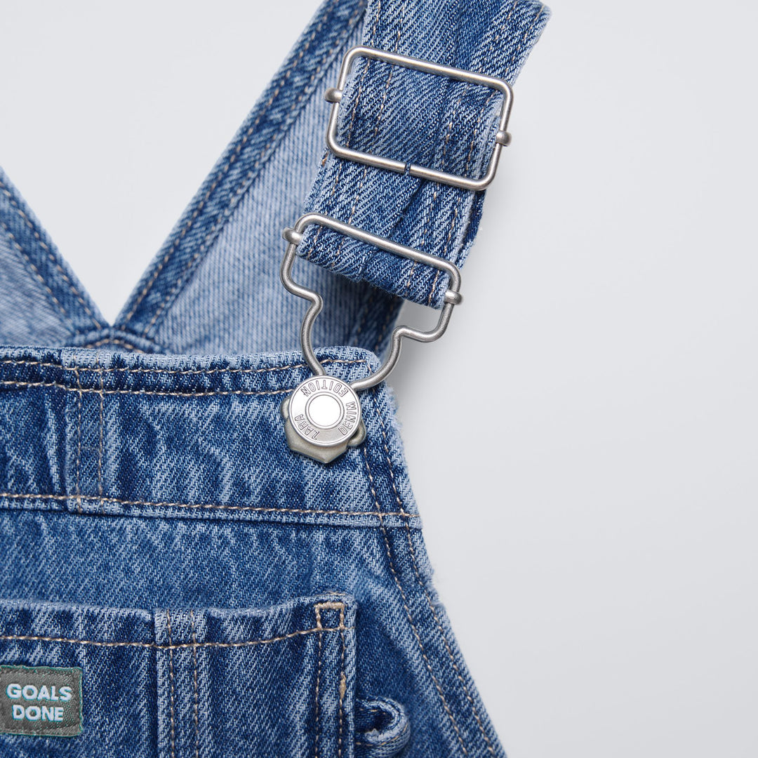 Moudda ZARA - Salopette étiquette en denim pour enfant - Tunisie 3