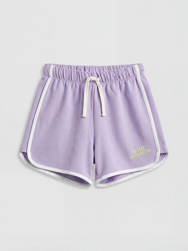 Moudda LC Waikiki - Short / Bermuda en jersey pour Fille couleur Lilas foncé - Tunisie 1