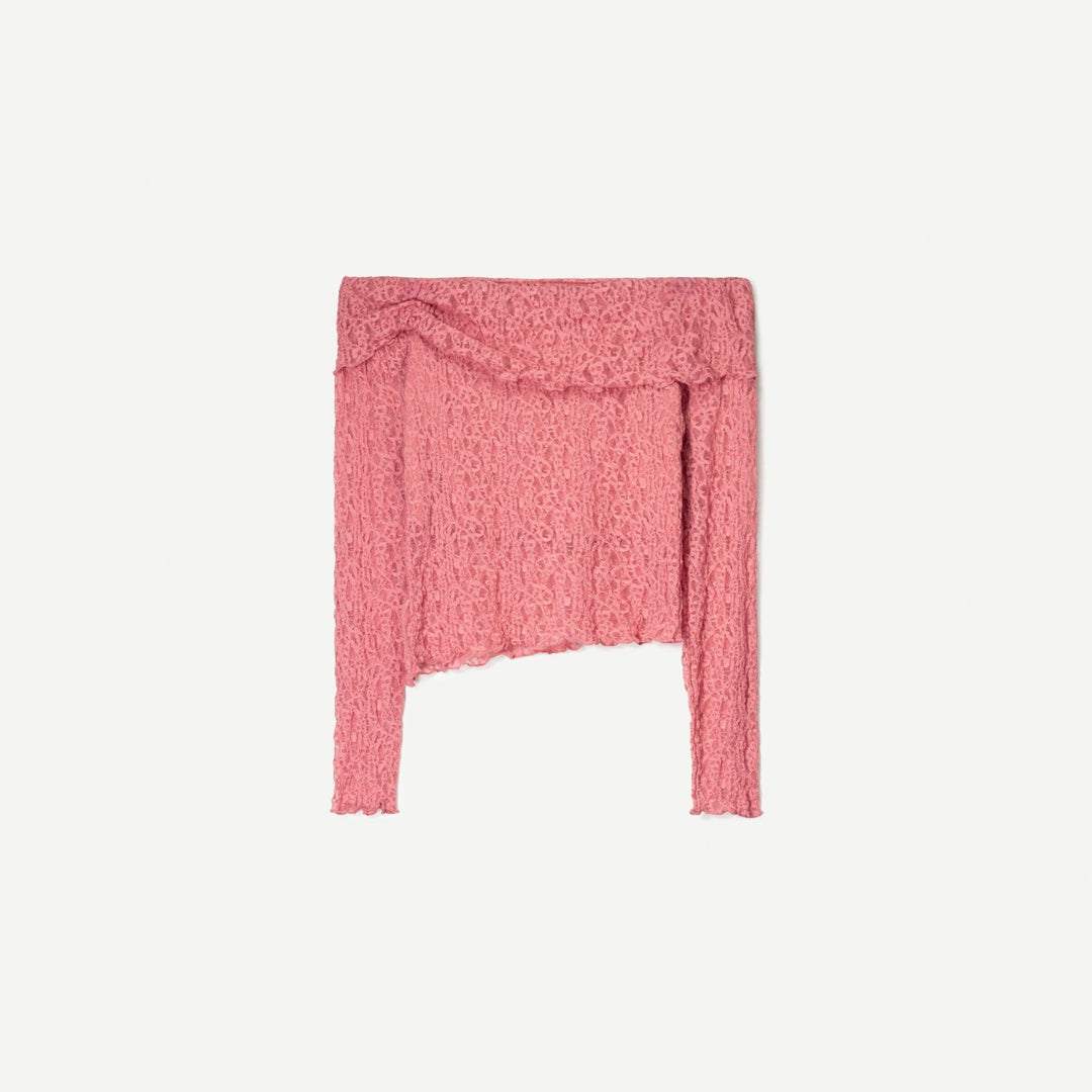 Moudda BERSHKA - T-Shirt Bandeau - Fronce Dentelle - Tunisie 1