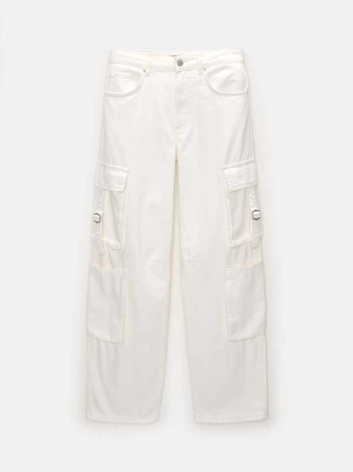 Moudda PULL & BEAR - Pantalon Denim Cargo Multi-Poches - Tunisie 2