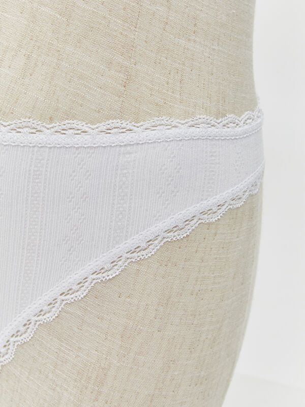 Moudda LC Waikiki - Ensemble sous-vêtement jersey Femme Blanc optique - Tunisie 4