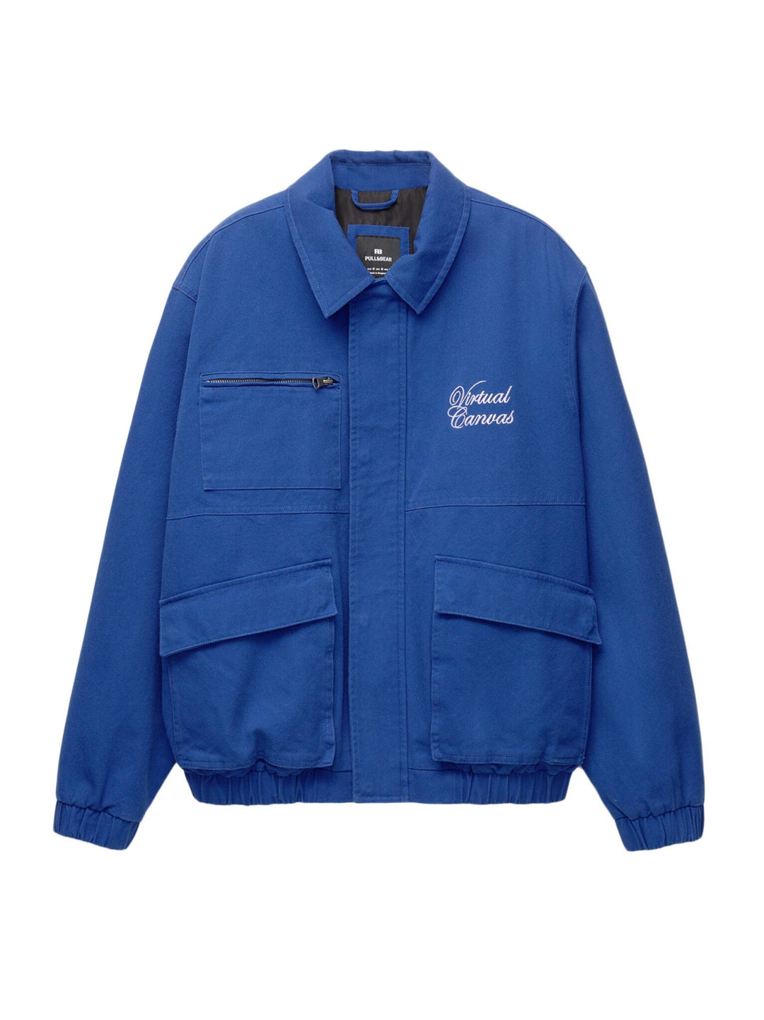 Moudda PULL & BEAR - Veste Coton - Col Chemisier & Broderies Fancy - Tunisie 1