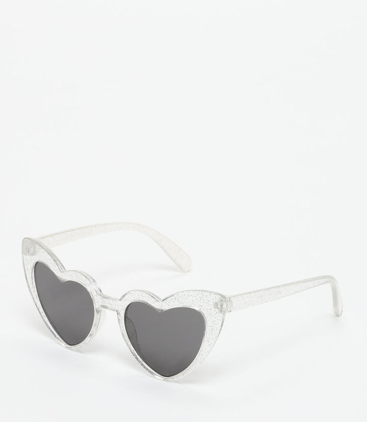 Moudda Lefties - Lunettes - Cœur Pailleté Argent - Tunisie 2