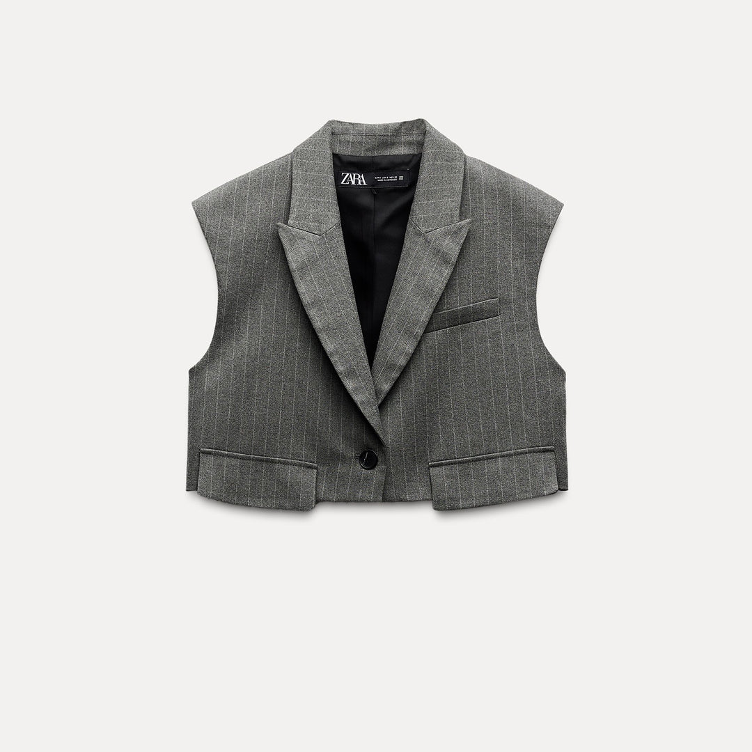 Moudda ZARA - Ensemble gilet court, patte de boutonnage - Tunisie 1