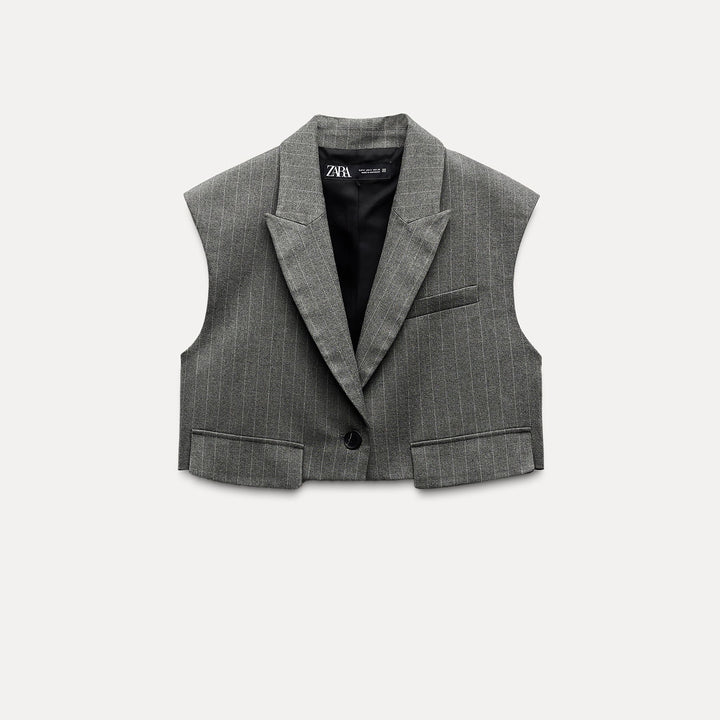 Moudda ZARA - Ensemble gilet court, patte de boutonnage - Tunisie 1