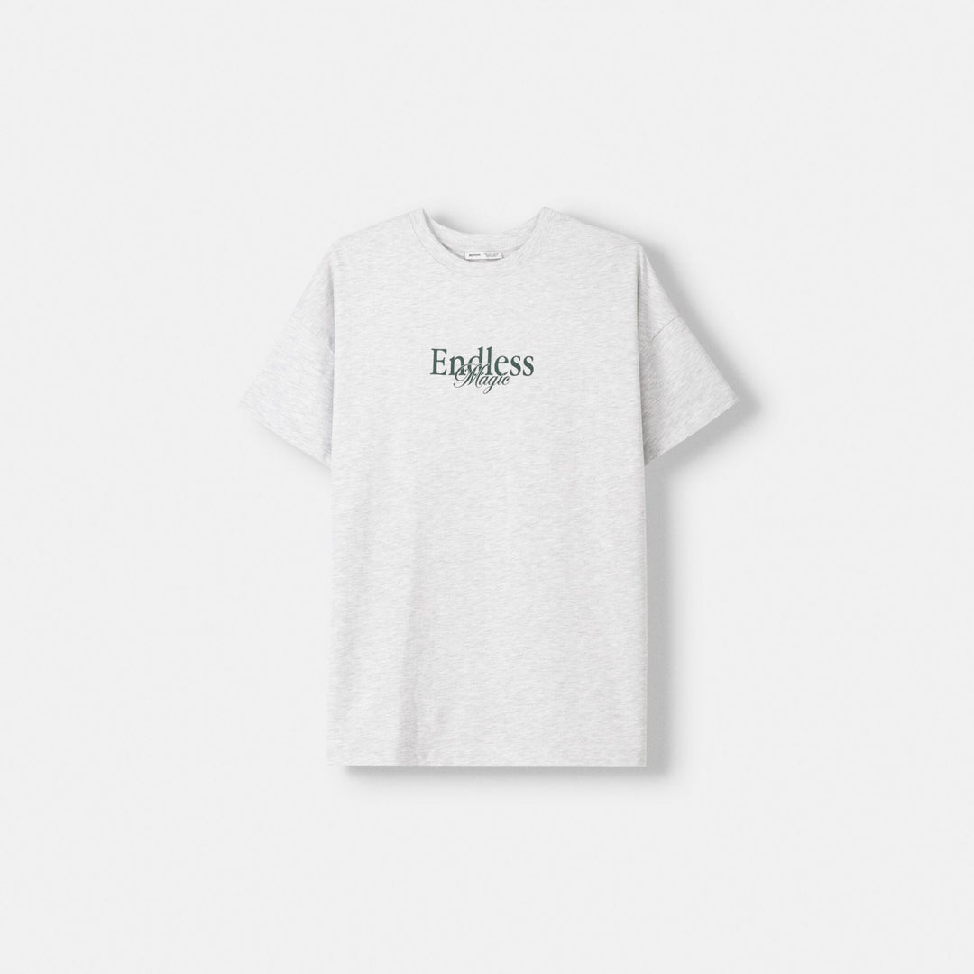 Moudda BERSHKA - T-Shirt Oversize - Imprimé Cheval Dos - Tunisie 1