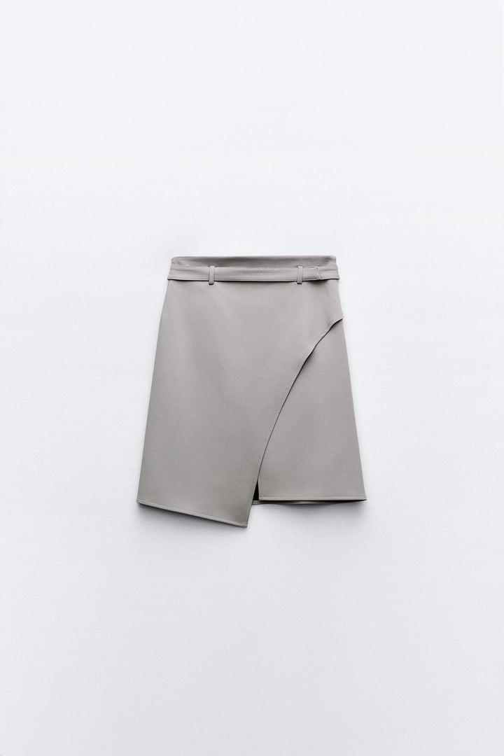 Jupe Midi Genou Asymétrique