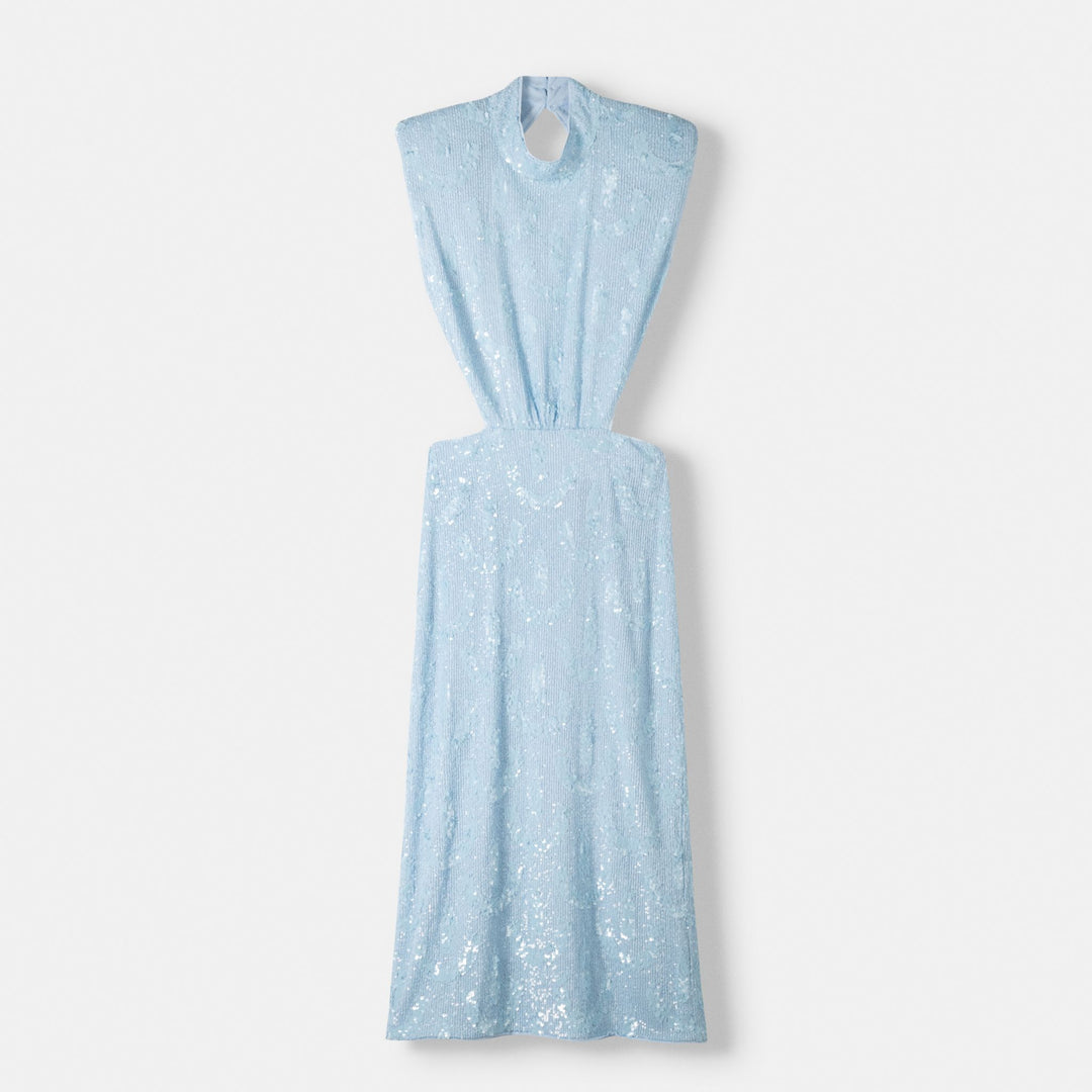 Moudda BERSHKA - Robe Midi à Séquins et Épaulettes - Tunisie 1