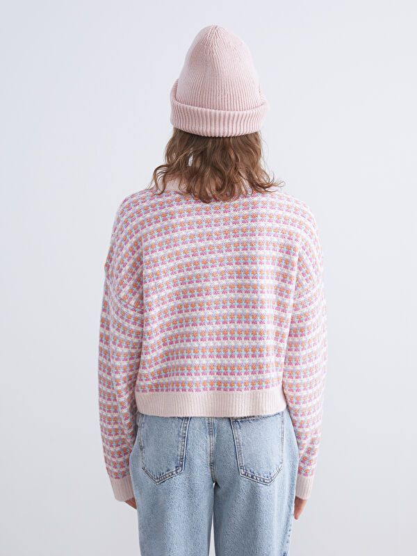 Moudda LC Waikiki - Pull en tricot Femme Rose clair - Tunisie 4