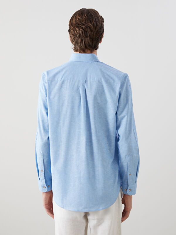 Moudda LC Waikiki - Chemise tissée à manches longues pour Hommes - Tunisie 4