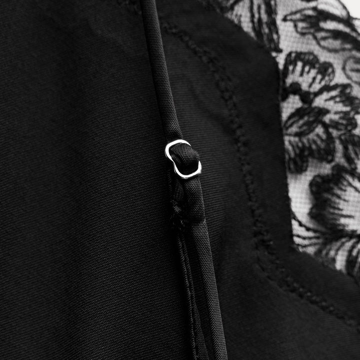 Moudda ZARA - Top bretelle satin col en V avec dentelle - Tunisie 4