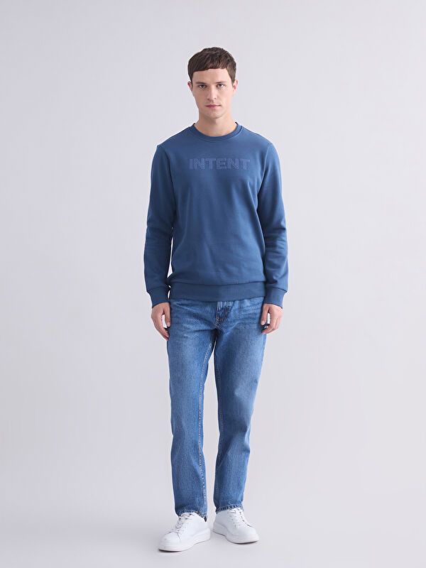 Moudda LC Waikiki - Sweat-shirt basique en jersey imprimé pour Hommes - Tunisie 2