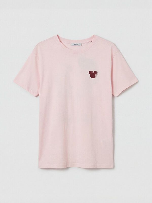 Moudda LC Waikiki - Body manches courtes en jersey - Sous licence pour Femme couleur Rose clair - Tunisie 1