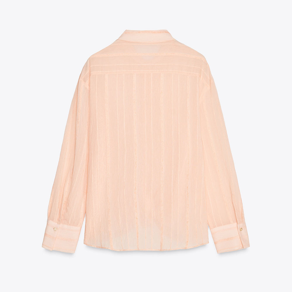 Moudda ZARA - Chemise - Rayure Chenille & Bouton Fantaisie - Tunisie 2