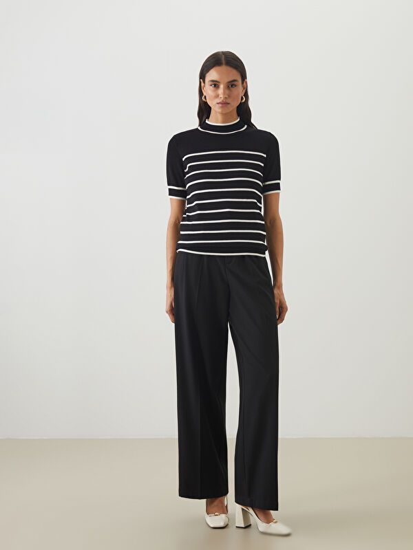 Moudda LC Waikiki - Pull en tricot Femme Vanille rayée - Tunisie 2