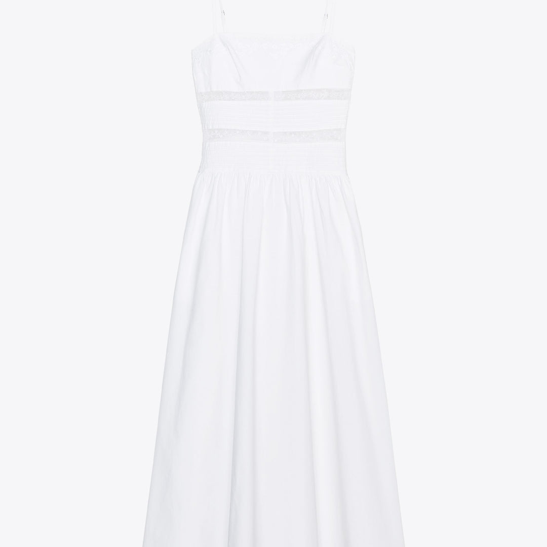 Moudda ZARA - Robe Midi Popeline Élastique - Droit & Body Lacets - Tunisie 1