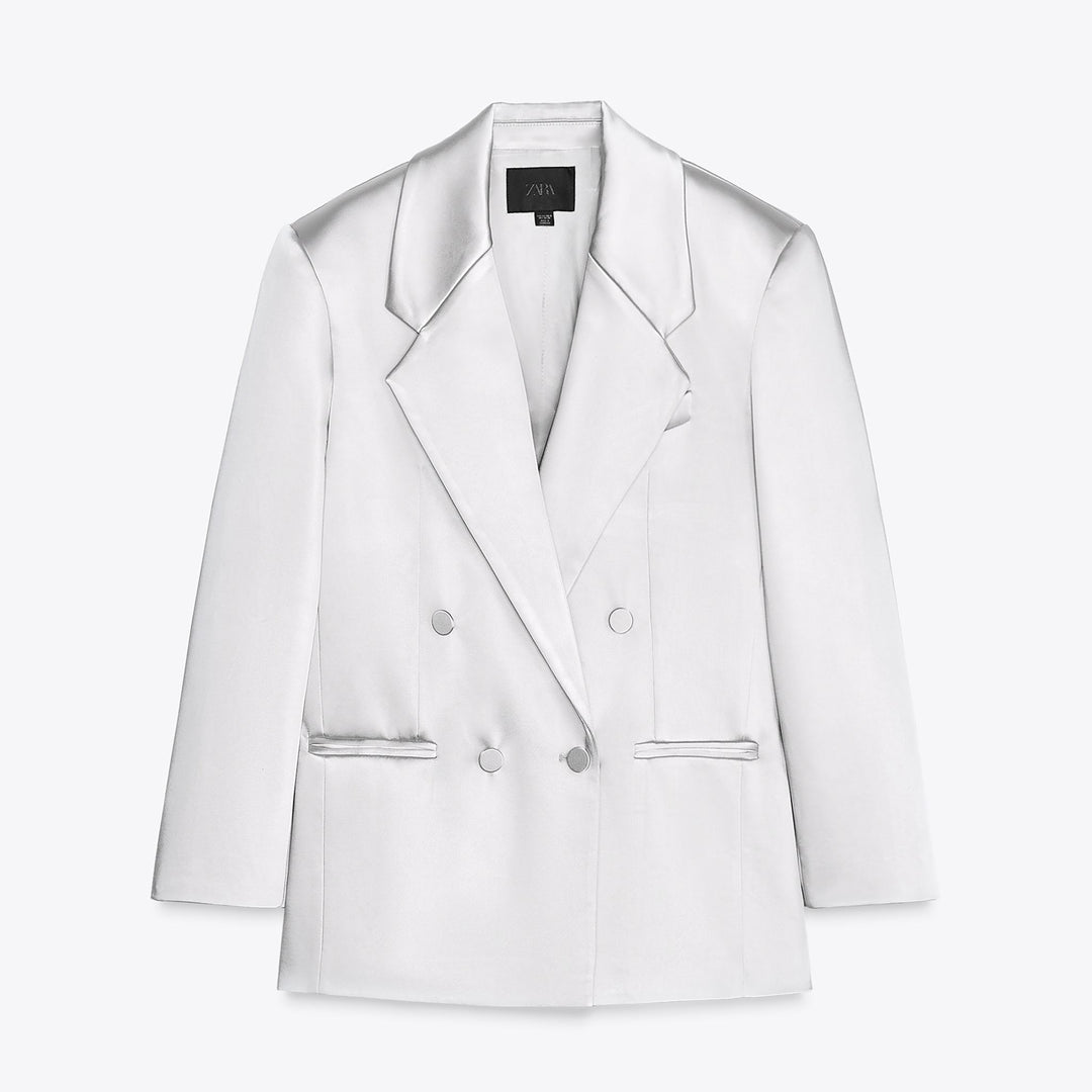 Moudda ZARA - Blazer Oversize Satiné - Fête - Tunisie 1