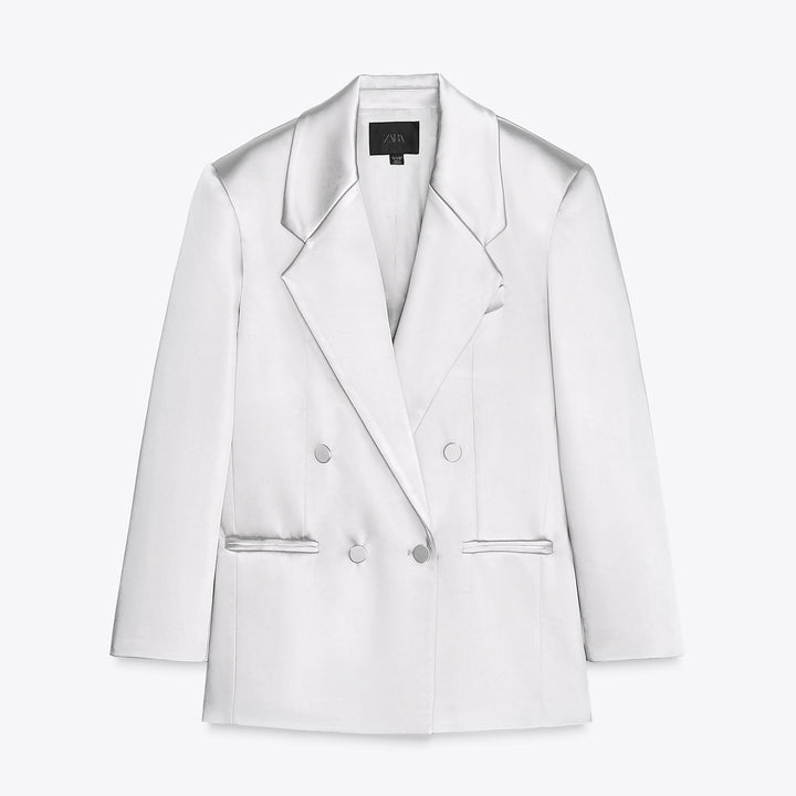Moudda ZARA - Blazer Oversize Satiné - Fête - Tunisie 1