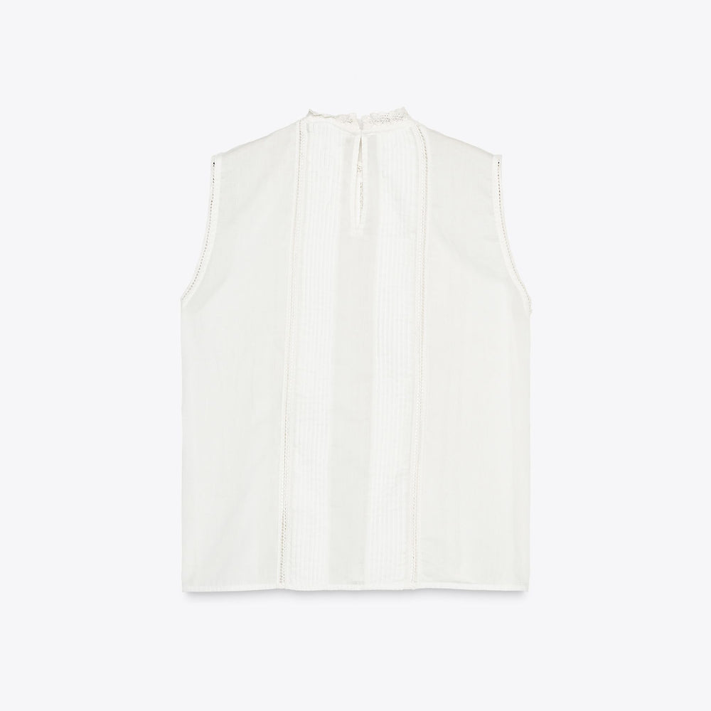 Moudda ZARA - Blouse Romantique - Broderies - Tunisie 2