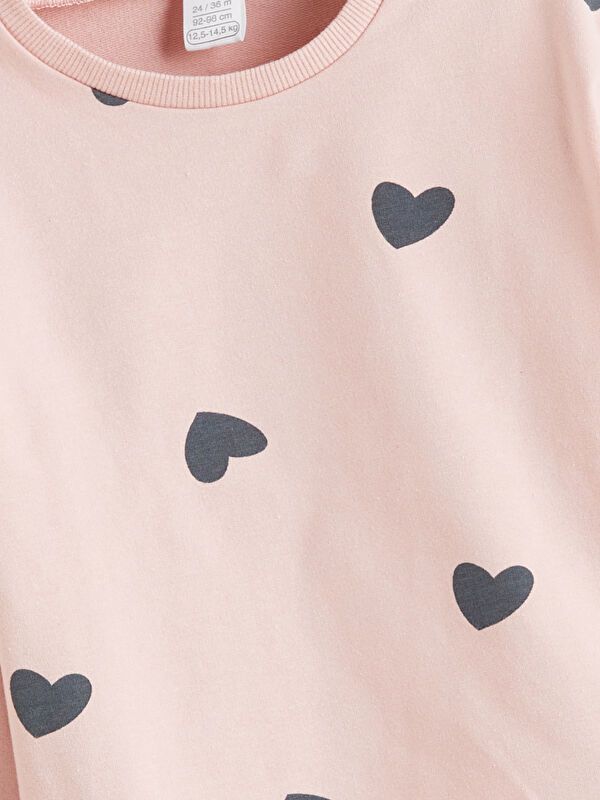 Moudda LC Waikiki - Ensemble en jersey Fille Impression rose terne - Tunisie 3