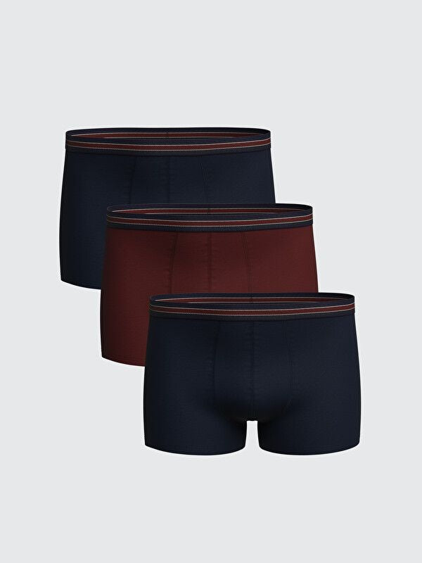 Moudda LC Waikiki - Boxer basique pour Homme couleur Bordeaux - Tunisie 1