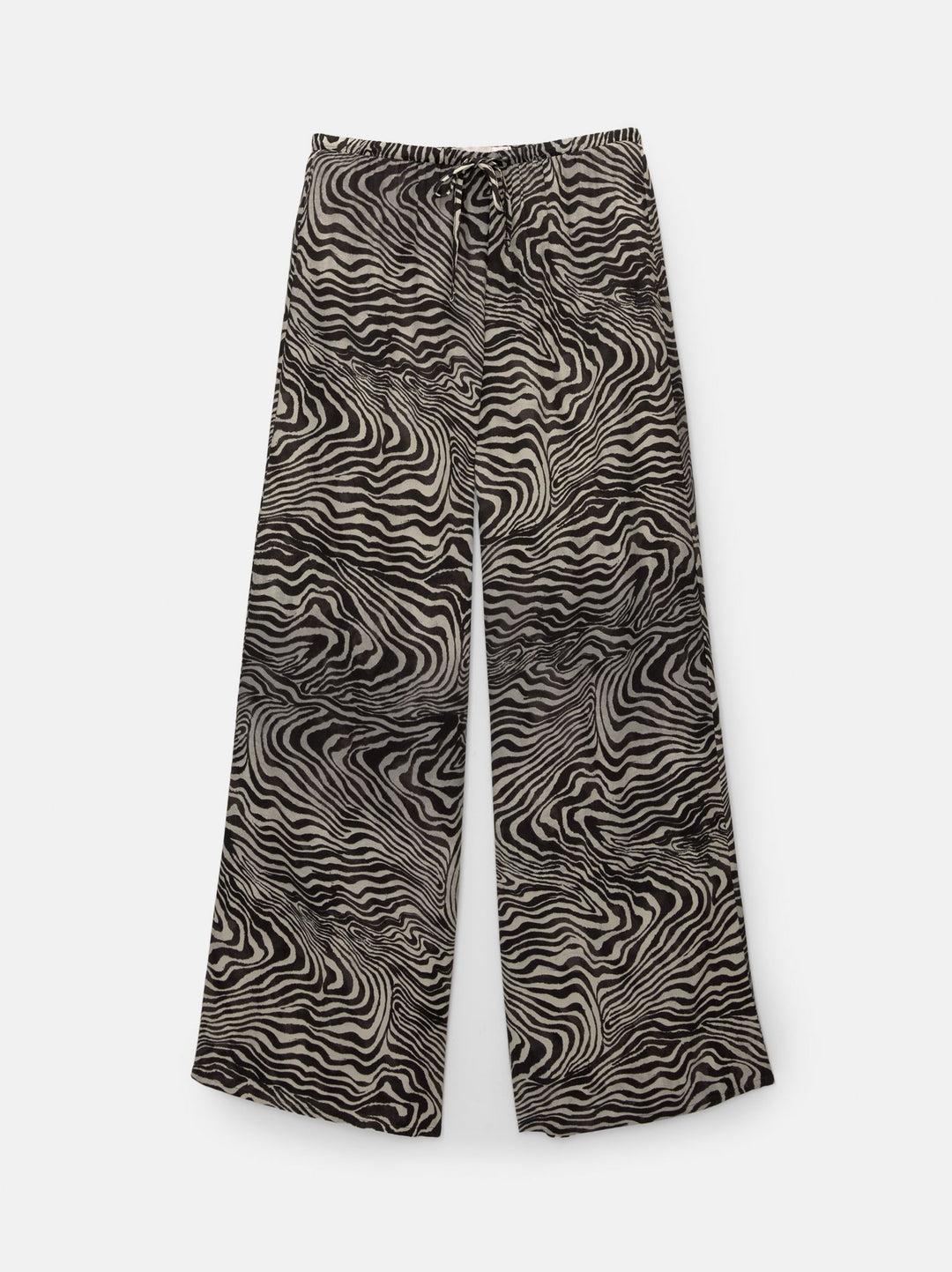 Moudda PULL & BEAR - Pantalon Jambe Large Imprimé Animal - Tunisie 1