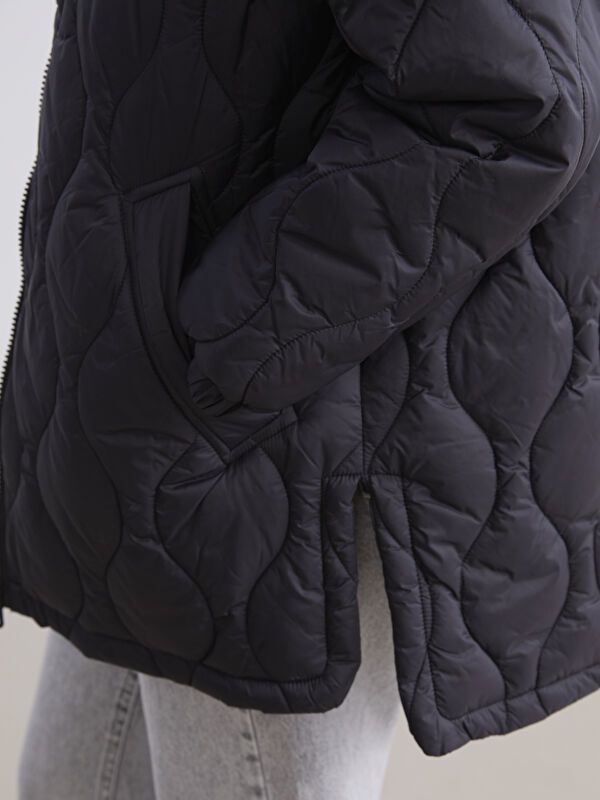 Moudda LC Waikiki - Manteau matelassé léger Femme Noir - Tunisie 3