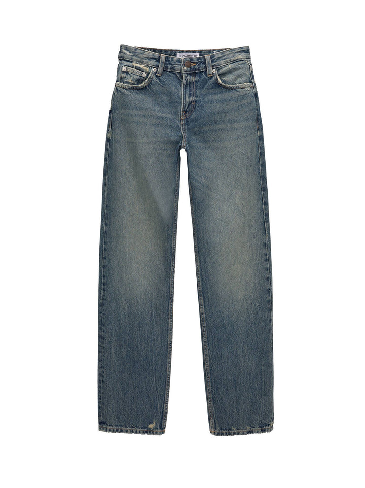Moudda PULL & BEAR - Pantalon Denim Droit - Taille Moyenne - Tunisie 1