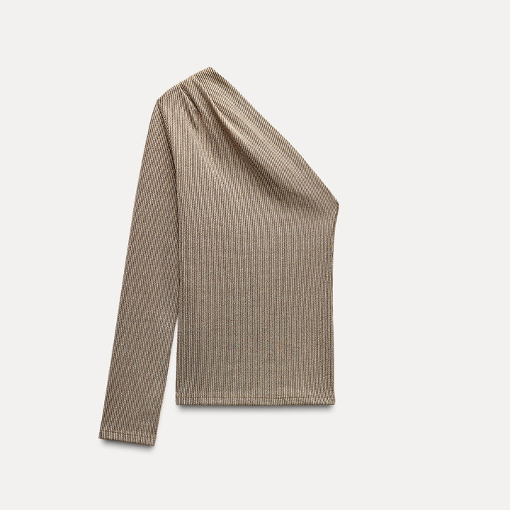 Moudda ZARA - Top Côtelé Lurex Asymétrique - Tunisie 2